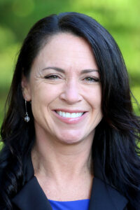 woman smiling at camera